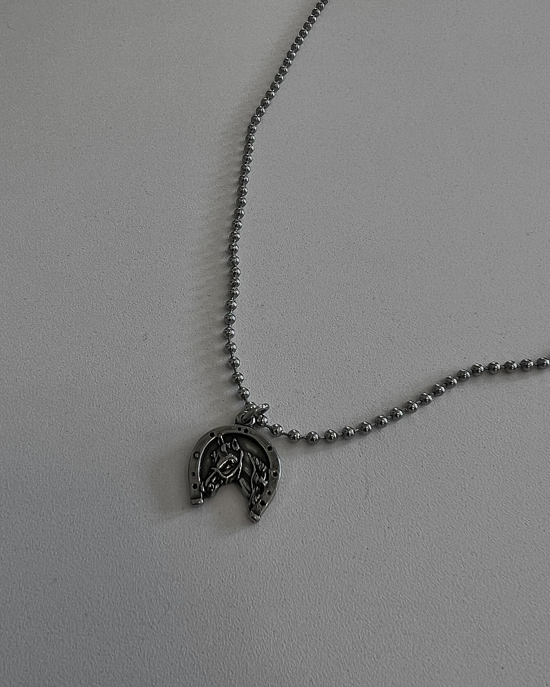 Surgical Steel Horse Necklace