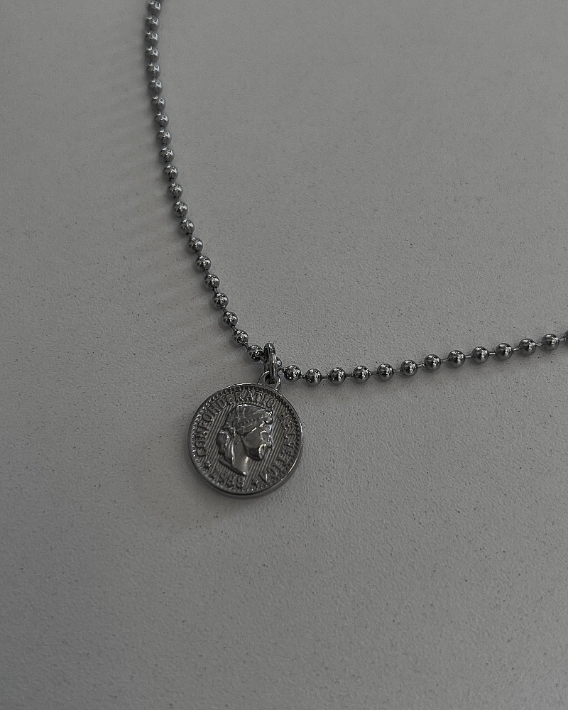 Surgical Steel Medal Necklace
